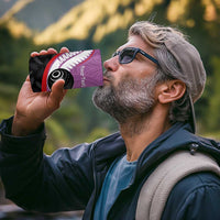 Personalised Aotearoa Lawn Bowls 4 in 1 Can Cooler Tumbler Maori and Silver Fern Sporty Style Pink Color - Polynesian Pride