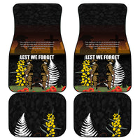 New Zealand and Australia ANZAC Day Car Mats Soldier and Last Post Camouflage Pattern LT03 - Polynesian Pride