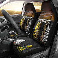 New Zealand and Australia ANZAC Day Car Seat Cover Soldier and Last Post Camouflage Pattern LT03 - Polynesian Pride