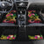 Hawaii Turtle Day Car Mats Polynesian Tattoo and Hibiscus Flowers