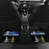 New Zealand and Australia Merry Christmas Car Mats Kiwi Bird and Kangaroo Xmas Vibe