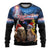 New Zealand and Australia Merry Christmas Ugly Christmas Sweater Kiwi Bird and Kangaroo Xmas Vibe