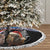 New Zealand and Australia Merry Christmas Tree Skirt Kiwi Bird and Kangaroo Xmas Vibe