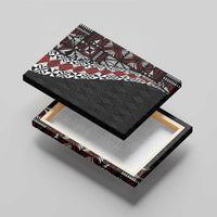 Tonga Ngatu Art Tattoo Polynesian Canvas Wall Art LT03 - Polynesian Pride