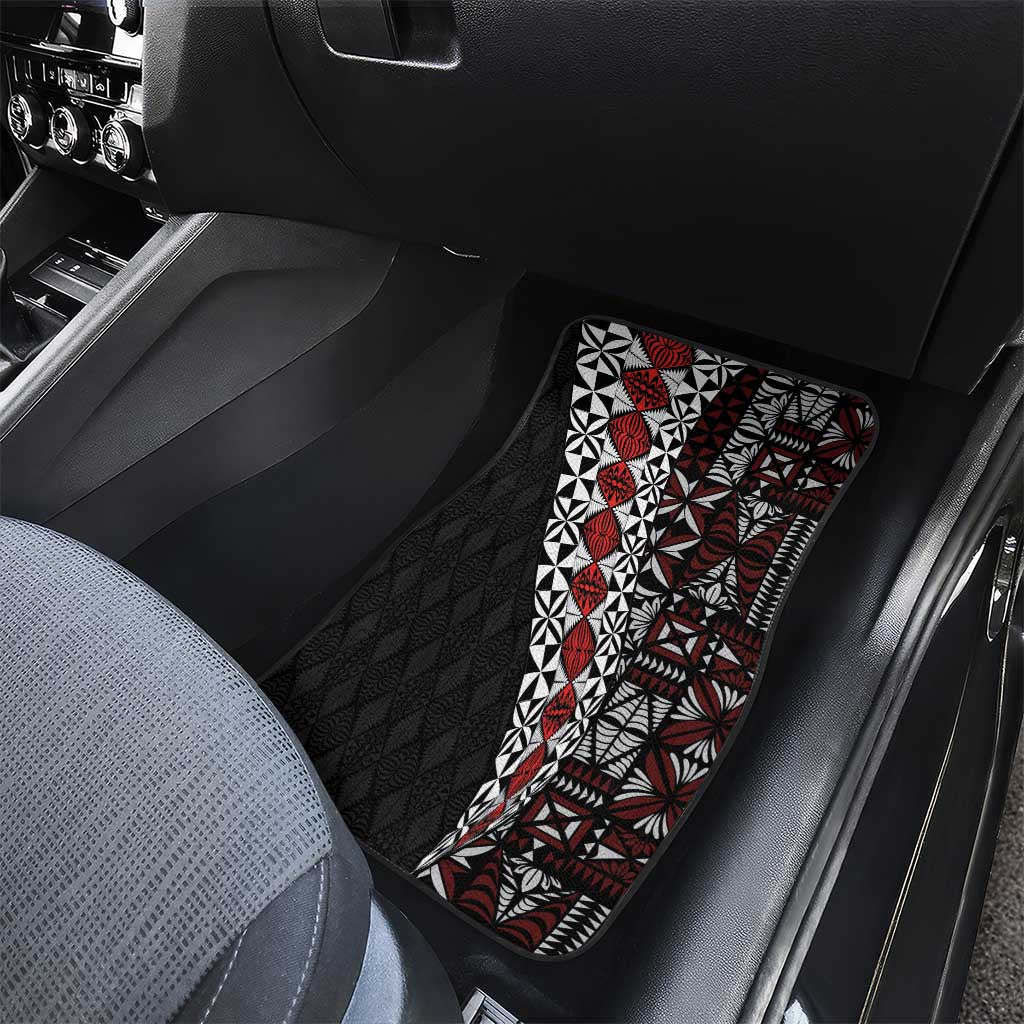 Tonga Ngatu Art Tattoo Polynesian Car Mats LT03 - Polynesian Pride