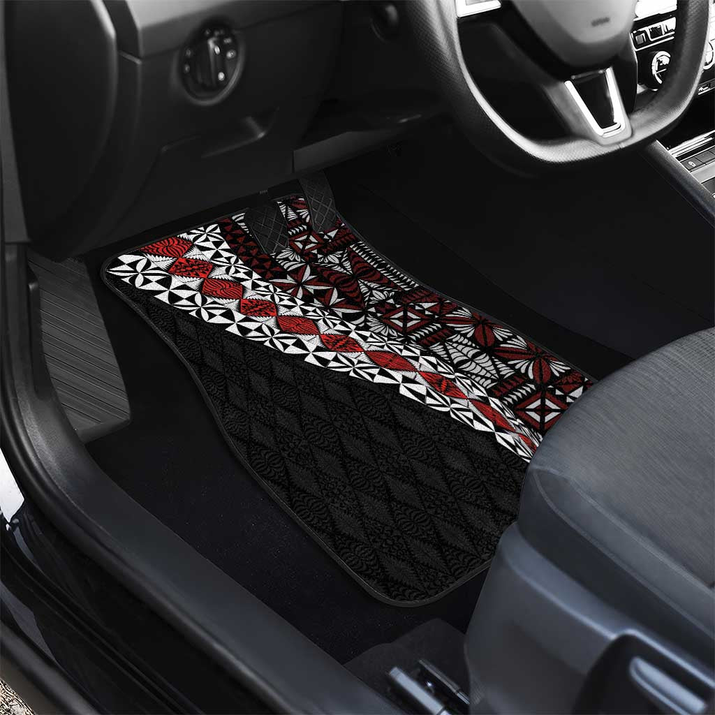 Tonga Ngatu Art Tattoo Polynesian Car Mats LT03 - Polynesian Pride