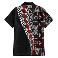 Tonga Ngatu Art Tattoo Polynesian Family Matching Tank Maxi Dress and Hawaiian Shirt
