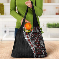 Tonga Ngatu Art Tattoo Polynesian Grocery Bag LT03 - Polynesian Pride