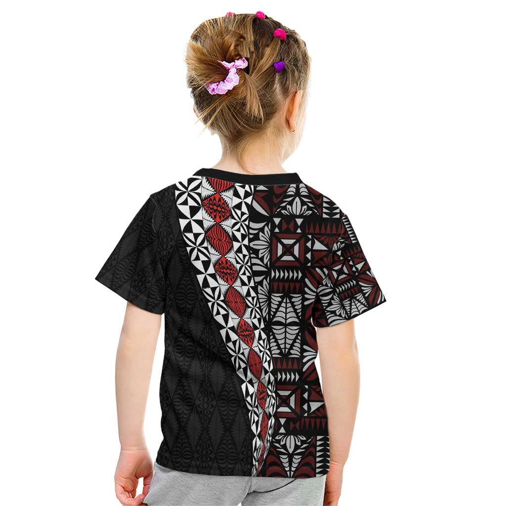 Tonga Ngatu Art Tattoo Polynesian Kid T Shirt