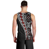 Tonga Ngatu Art Tattoo Polynesian Men Tank Top LT03 - Polynesian Pride