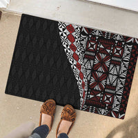 Tonga Ngatu Art Tattoo Polynesian Rubber Doormat LT03 - Polynesian Pride