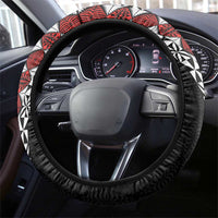 Tonga Ngatu Art Tattoo Polynesian Steering Wheel Cover LT03 - Polynesian Pride