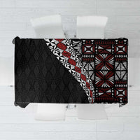 Tonga Ngatu Art Tattoo Polynesian Tablecloth LT03 Black - Polynesian Pride