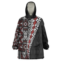 Tonga Ngatu Art Tattoo Polynesian Wearable Blanket Hoodie