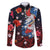 Hawaiian and Japanese Together Family Matching Tank Maxi Dress and Hawaiian Shirt Hibiscus and Koi Fish Polynesian Pattern Colorful Style