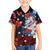 Hawaiian and Japanese Together Family Matching Tank Maxi Dress and Hawaiian Shirt Hibiscus and Koi Fish Polynesian Pattern Colorful Style