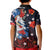 Hawaiian and Japanese Together Kid Polo Shirt Hibiscus and Koi Fish Polynesian Pattern Colorful Style