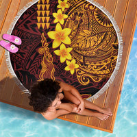 Hawaii Volcano Beach Blanket Polynesian and Kakau Pattern LT03 - Polynesian Pride
