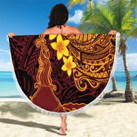 Hawaii Volcano Beach Blanket Polynesian and Kakau Pattern LT03 - Polynesian Pride