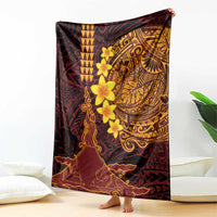 Hawaii Volcano Blanket Polynesian and Kakau Pattern LT03 - Polynesian Pride
