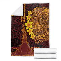 Hawaii Volcano Blanket Polynesian and Kakau Pattern LT03 - Polynesian Pride