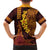 Hawaii Volcano Hawaiian Shirt Polynesian and Kakau Pattern