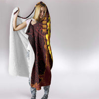 Hawaii Volcano Hooded Blanket Polynesian and Kakau Pattern LT03 - Polynesian Pride