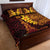 Hawaii Volcano Quilt Bed Set Polynesian and Kakau Pattern