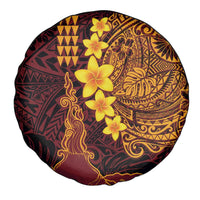 Hawaii Volcano Spare Tire Cover Polynesian and Kakau Pattern LT03 - Polynesian Pride