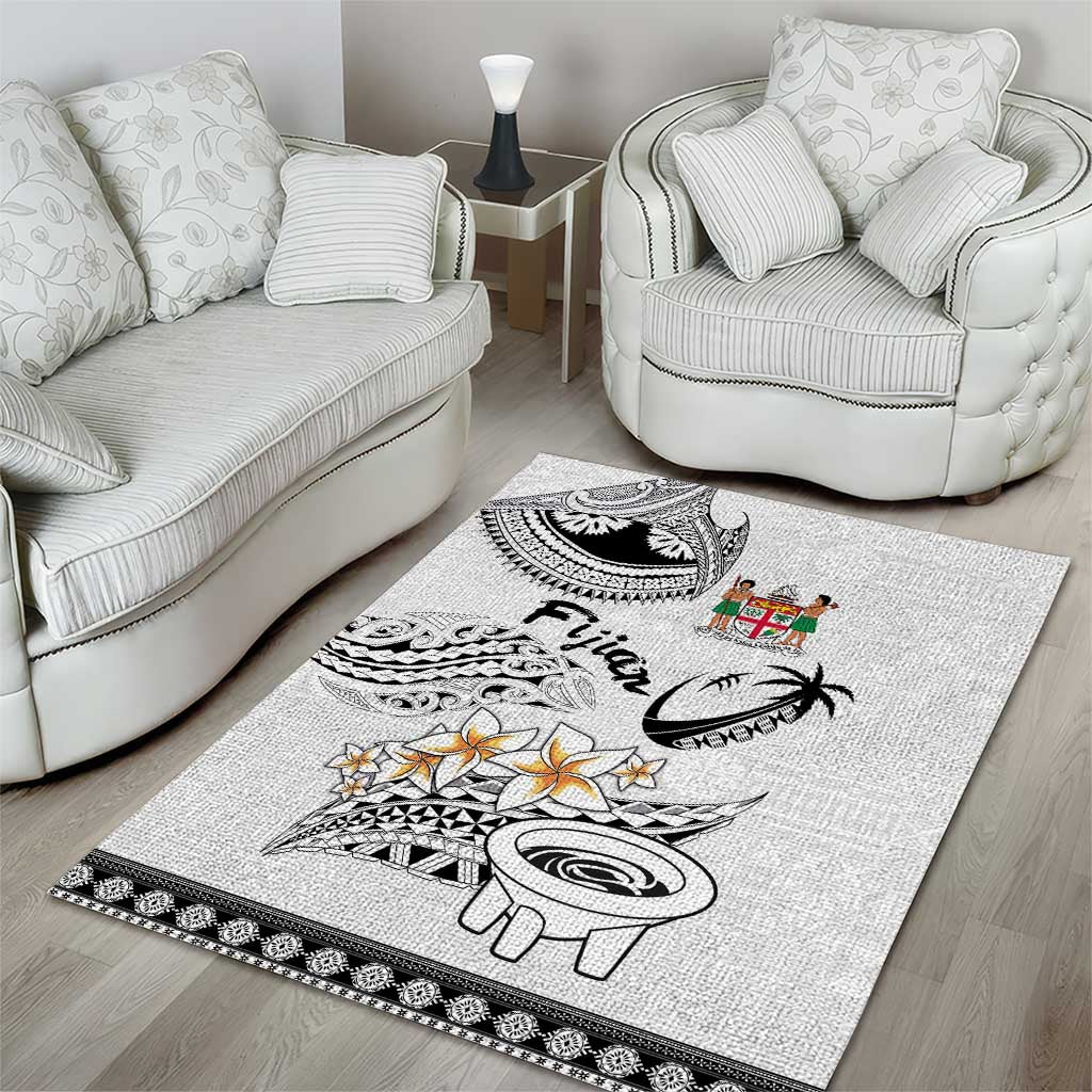 Fijian Traditional Culture Area Rug Tapa Tribal Tattoos - Polynesian Pride