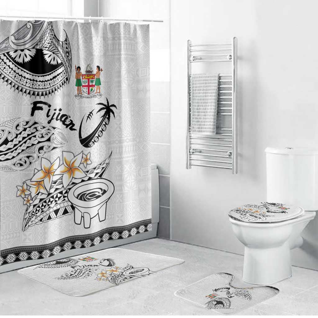 Fijian Traditional Culture Bathroom Set Tapa Tribal Tattoos - Polynesian Pride