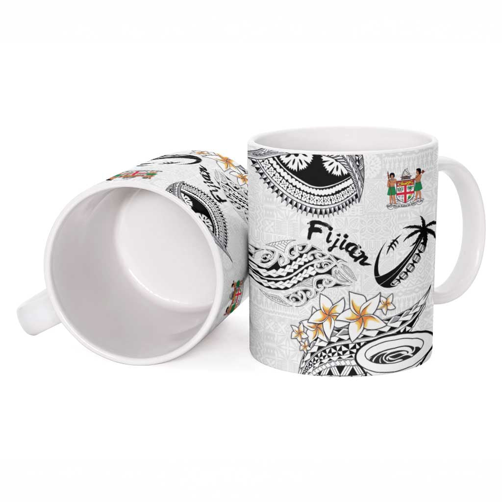Fijian Traditional Culture Ceramic Mug Tapa Tribal Tattoos - Polynesian Pride