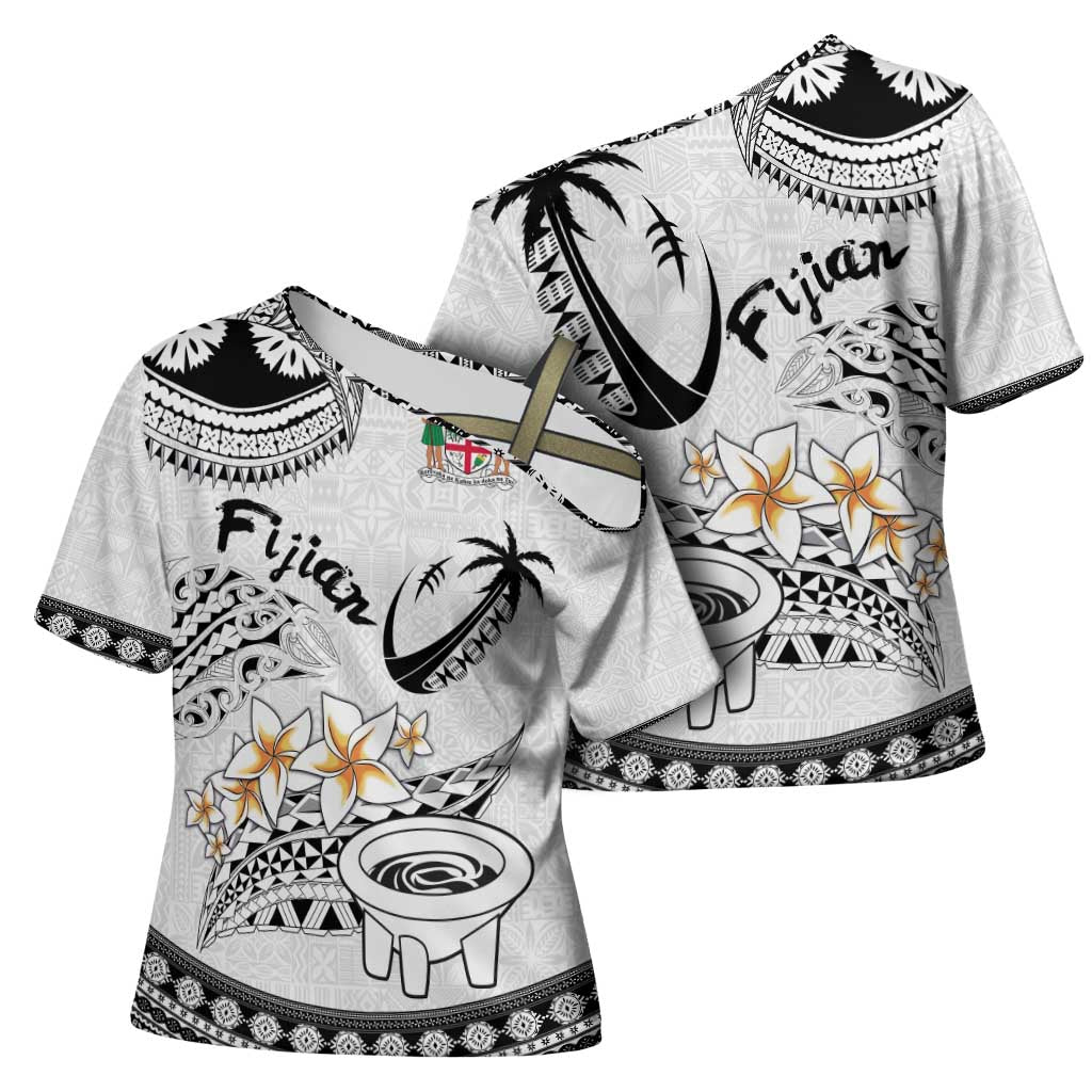 Fijian Traditional Culture Cross Shoulder Shirt Tapa Tribal Tattoos - Polynesian Pride