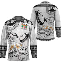 Fijian Traditional Culture Hockey Jersey Tapa Tribal Tattoos - Polynesian Pride