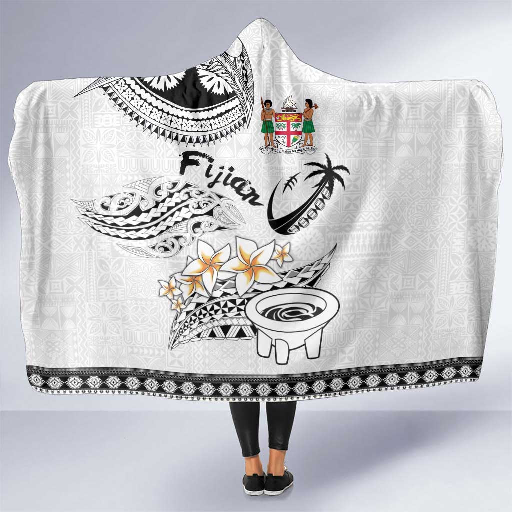 Fijian Traditional Culture Hooded Blanket Tapa Tribal Tattoos - Polynesian Pride