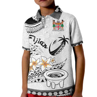 Fijian Traditional Culture Kid Polo Shirt Tapa Tribal Tattoos - Polynesian Pride