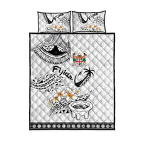 Fijian Traditional Culture Quilt Bed Set Tapa Tribal Tattoos - Polynesian Pride