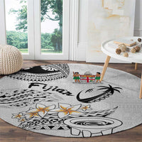 Fijian Traditional Culture Round Carpet Tapa Tribal Tattoos - Polynesian Pride