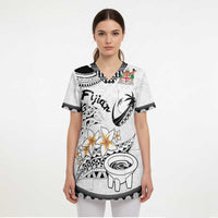 Fijian Traditional Culture Scrub Top Tapa Tribal Tattoos - Polynesian Pride