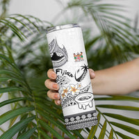 Fijian Traditional Culture Skinny Tumbler Tapa Tribal Tattoos - Polynesian Pride