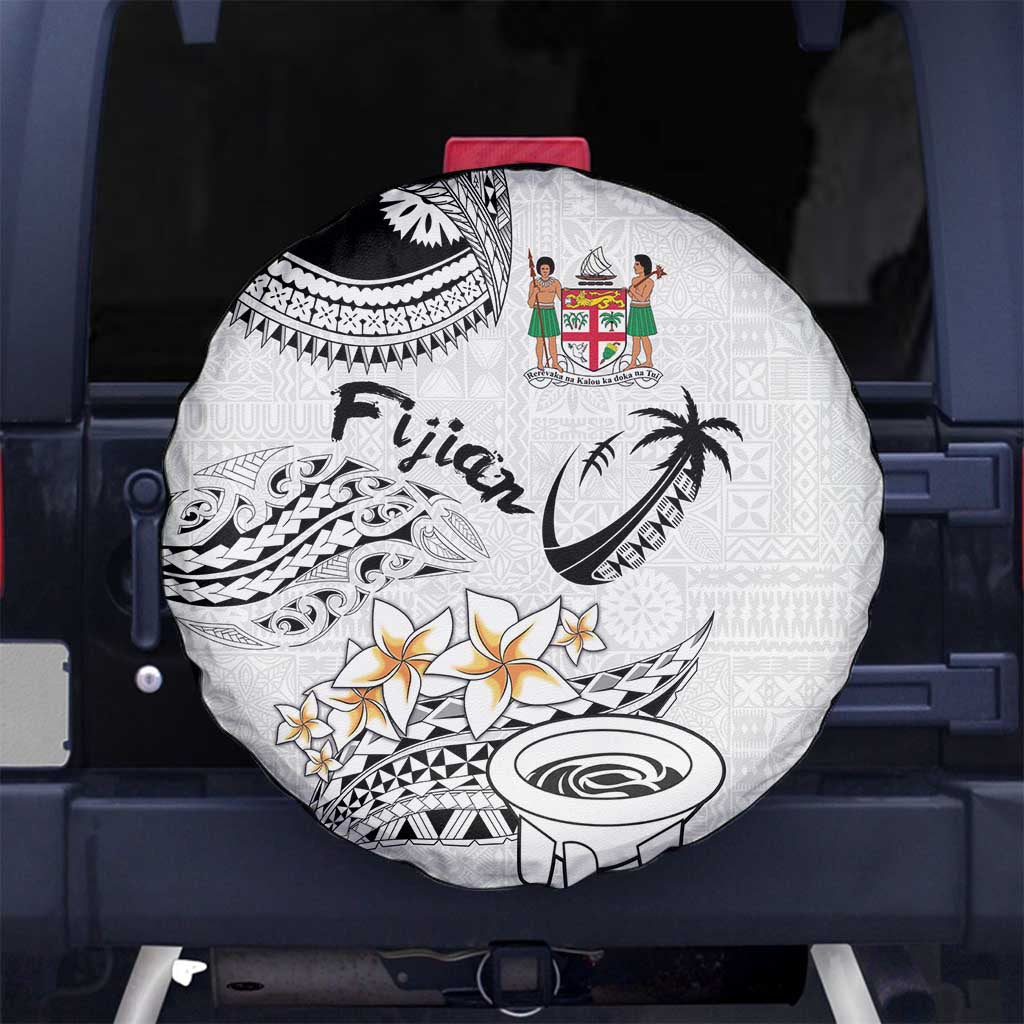 Fijian Traditional Culture Spare Tire Cover Tapa Tribal Tattoos - Polynesian Pride
