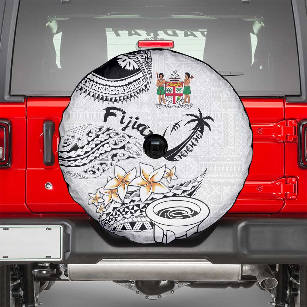 Fijian Traditional Culture Spare Tire Cover Tapa Tribal Tattoos - Polynesian Pride