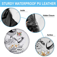 Fijian Traditional Culture Spare Tire Cover Tapa Tribal Tattoos - Polynesian Pride