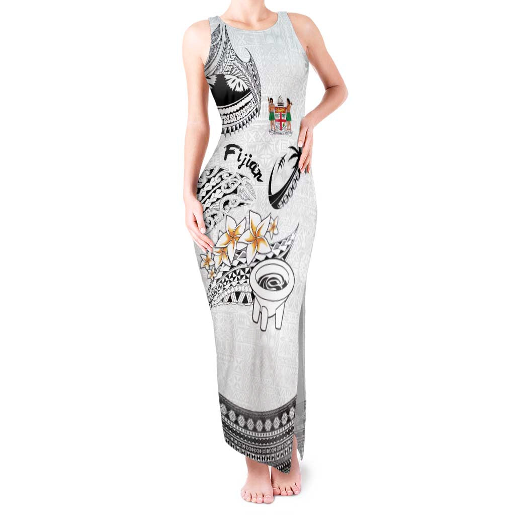 Fijian Traditional Culture Tank Maxi Dress Tapa Tribal Tattoos - Polynesian Pride