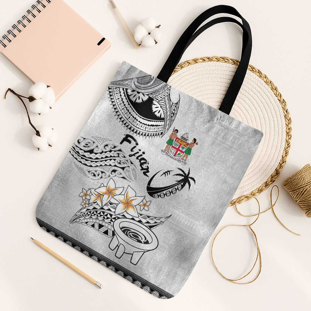 Fijian Traditional Culture Tote Bag Tapa Tribal Tattoos - Polynesian Pride