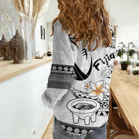 Fijian Traditional Culture Women Casual Shirt Tapa Tribal Tattoos - Polynesian Pride