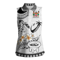 Fijian Traditional Culture Women Sleeveless Polo Shirt Tapa Tribal Tattoos - Polynesian Pride