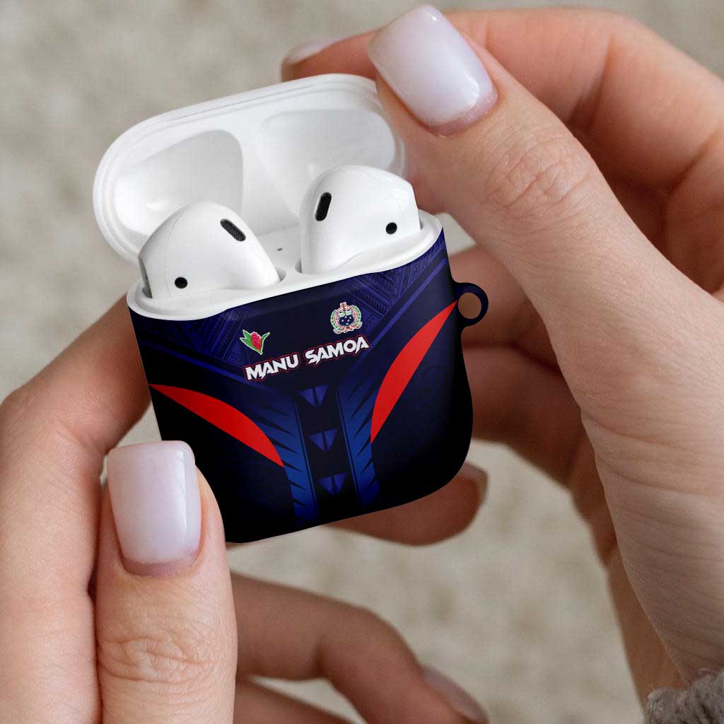 Rugby Samoa AirPods Case Siva Tau Spirit Sporty Vibes LT03 - Polynesian Pride