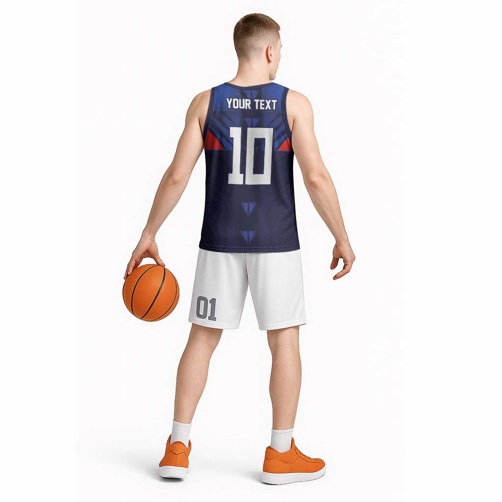 Custom Rugby Samoa Basketball Jersey Siva Tau Spirit Sporty Vibes LT03 - Polynesian Pride