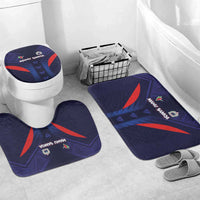 Rugby Samoa Bathroom Set Siva Tau Spirit Sporty Vibes - Polynesian Pride